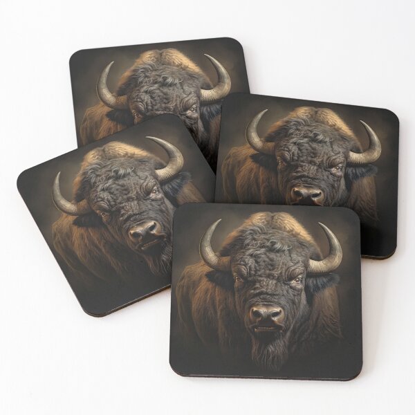 Item preview, Buffalo Portrait designed and sold by DavidPenfound.