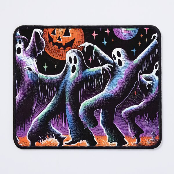Item preview, Spooky Boogie Nights - Dancing Disco Ghosts designed and sold by ElLocoMus.