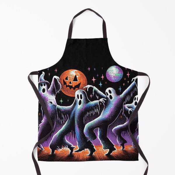 Item preview, Spooky Boogie Nights - Dancing Disco Ghosts designed and sold by ElLocoMus.