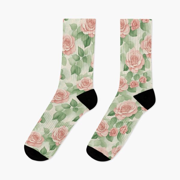 Item preview, Retro Watercolor Pink Roses designed and sold by Victoria Riabov.