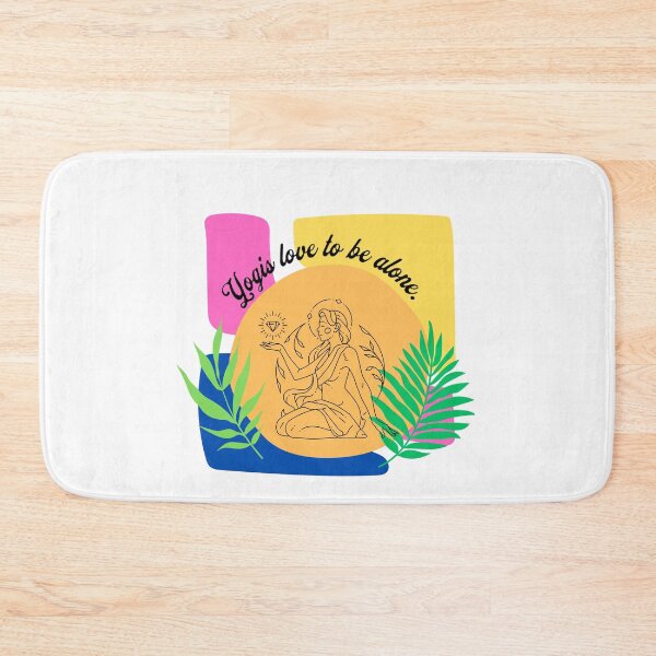 Item preview, Yogis Love To Be Alone designed and sold by ARTCLAYSTO.