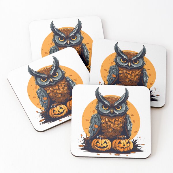 Item preview, Halloween Owl designed and sold by theblockstore.