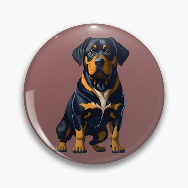 Item preview, Rottweiler Royalty: Adorable Cartoon Design designed and sold by nadeem4design.