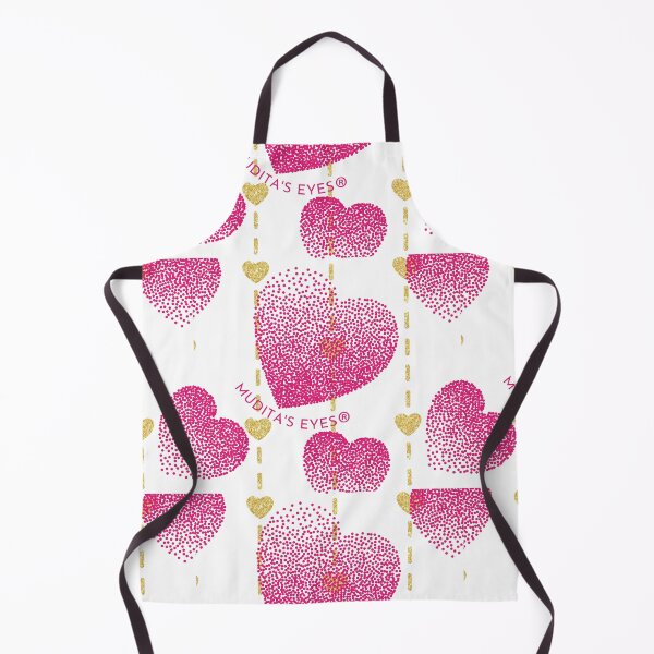 Item preview, Beautiful Pink and Golden Heart Sticker designed and sold by MuditasEyes.