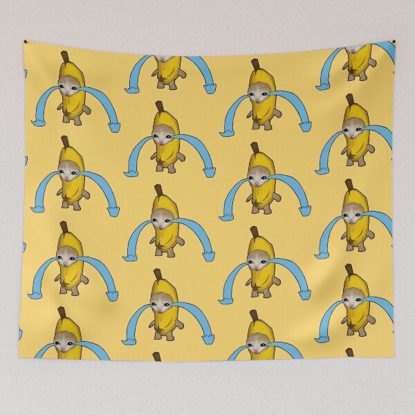 Item preview, Arty crying banana cat meme 2 designed and sold by Claudia McQuilkin.