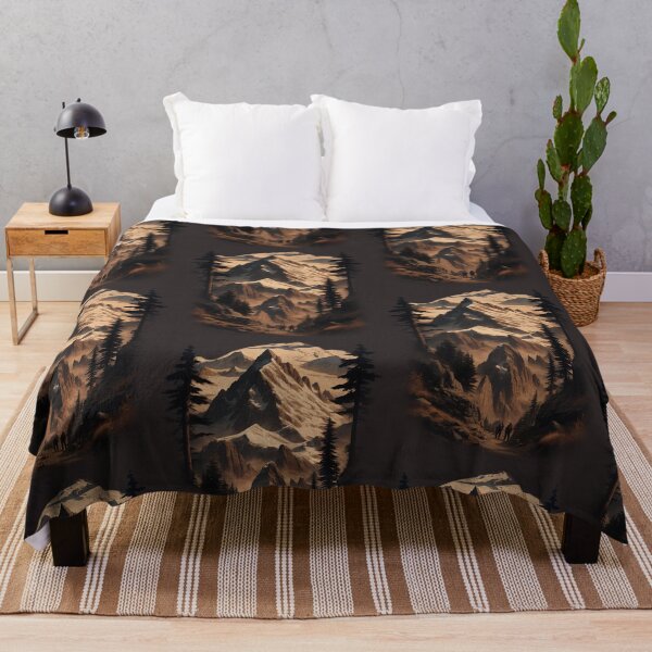 Item preview, Hiking a trail through the mountains designed and sold by portokalis.