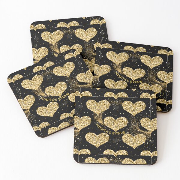 Item preview, Golden Heart Magical Love Sticker designed and sold by MuditasEyes.