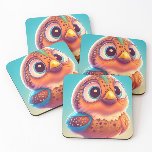 Item preview, Animal Bird Cute, baby, vibrant, colorful, kids, children designed and sold by Cyber Kids.