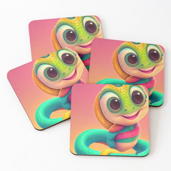 Item preview, Animal Snake Cute, baby, vibrant, colorful, kids, children designed and sold by Cyber Kids.