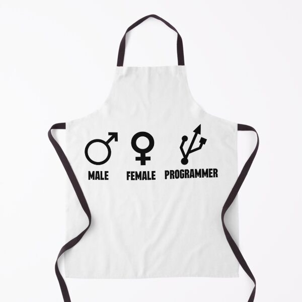 Item preview, Male Female Programmer | Programmer Joke | Meme designed and sold by Artlix Shop.