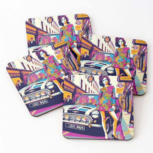 Item preview, The sixties “Swinging London”: Mini Cooper and Carnaby Street Elegance designed and sold by Martymcflay.