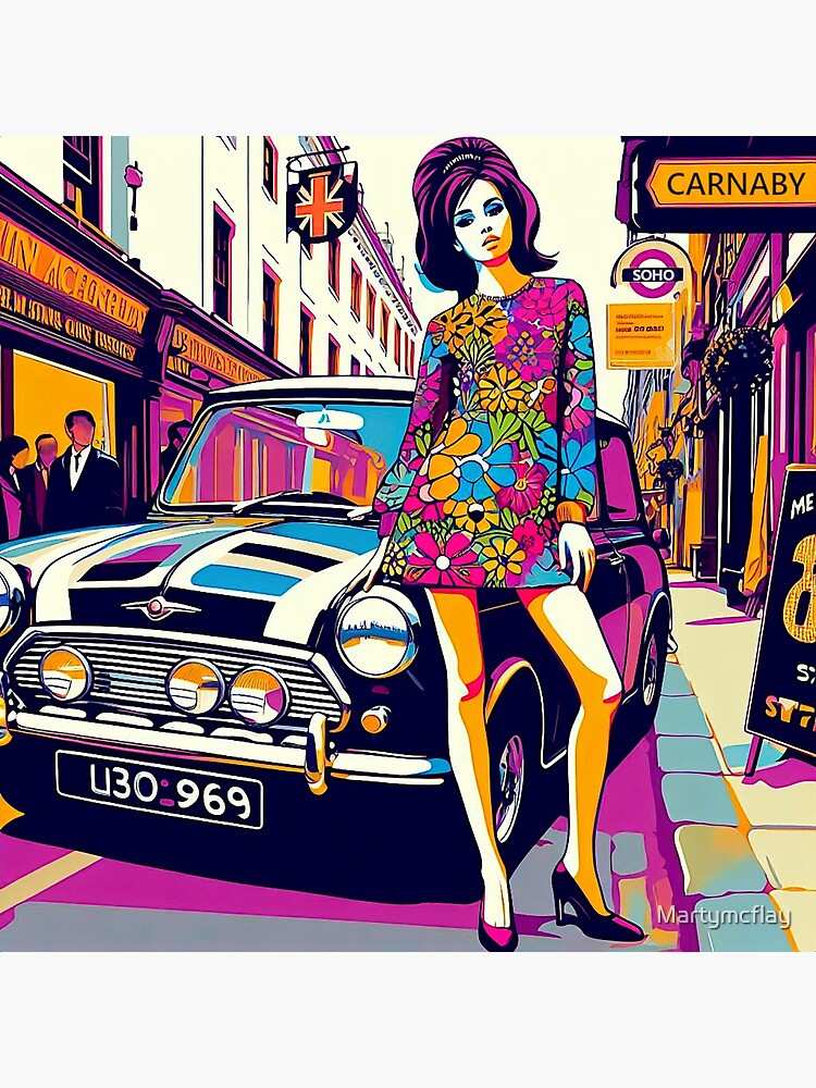 1 London Iconic Carnaby St Swinging 60s Fashion Retro Boutique Metal Art  Plaque 3 Sizes To Choose From -  Portugal