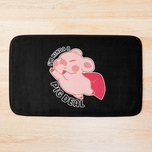 Item preview, I’m Kinda a Pig Deal | Cute Super Hero Pig designed and sold by Kimochi-Shop.