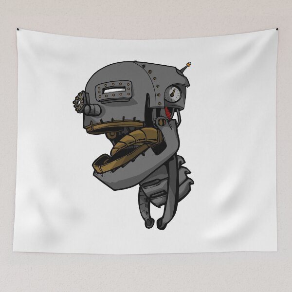 Item preview, Skull Robot Cute designed and sold by QQdesigns.