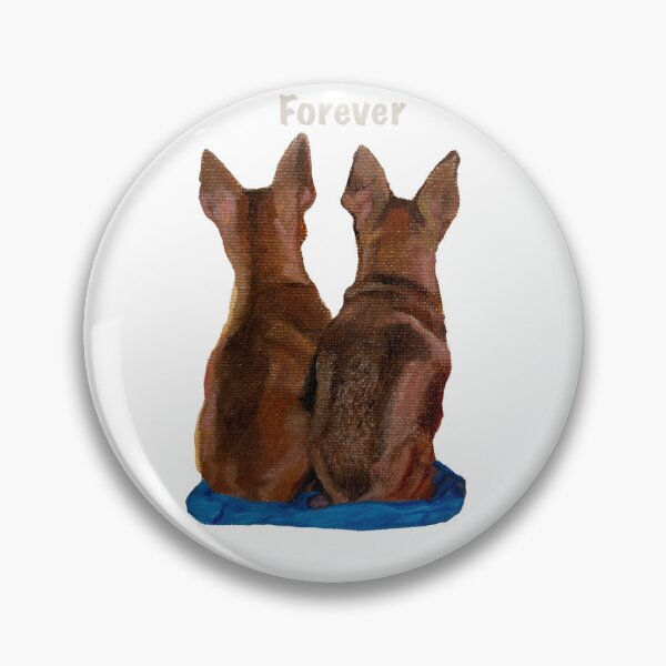 Item preview, Doggy duo Pirlo & Tony Pinschers designed and sold by CukyArtist.