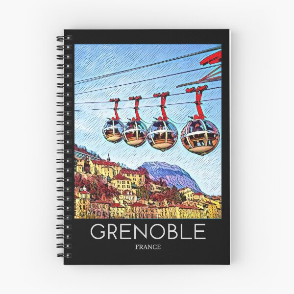 Item preview, A Pop Art Travel Print of Grenoble - France  designed and sold by StudioRedKoala.