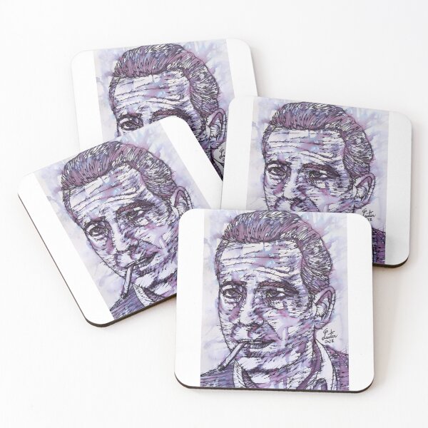 Item preview, HUMPHREY BOGART watercolor and ink portrait .1 designed and sold by lautir.