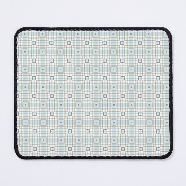 Item preview, Checkered Blue Green Plaid Pattern designed and sold by ArtMeetsPizza.