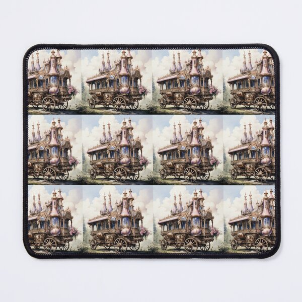 Item preview, Whimsical fairytale castles and carriages  designed and sold by KornUHD.