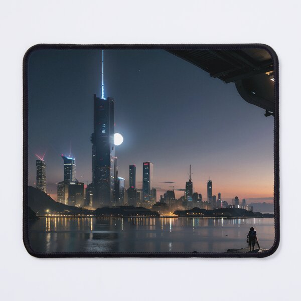 Item preview, Sci Fi Landscape in Moonlight designed and sold by Vászon Varázs.