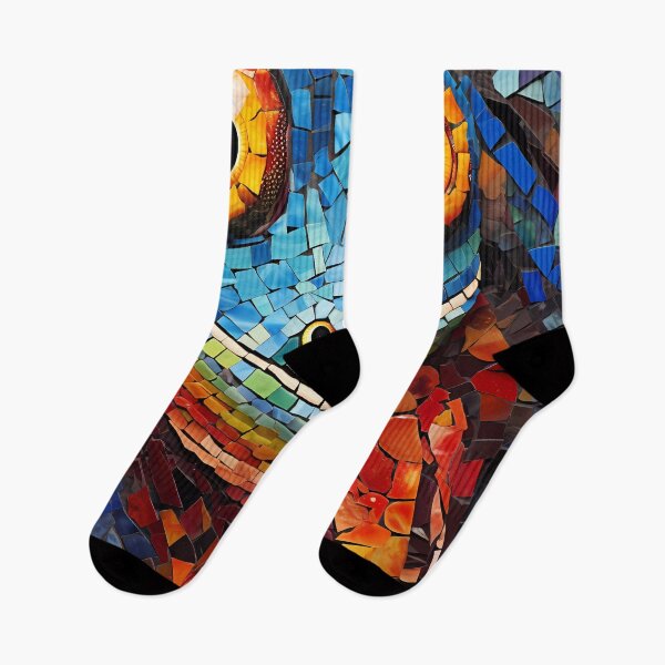 Item preview, Barcelona Salamander mosaic from Gaudi Park Güell funny face designed and sold by LolioGifts.