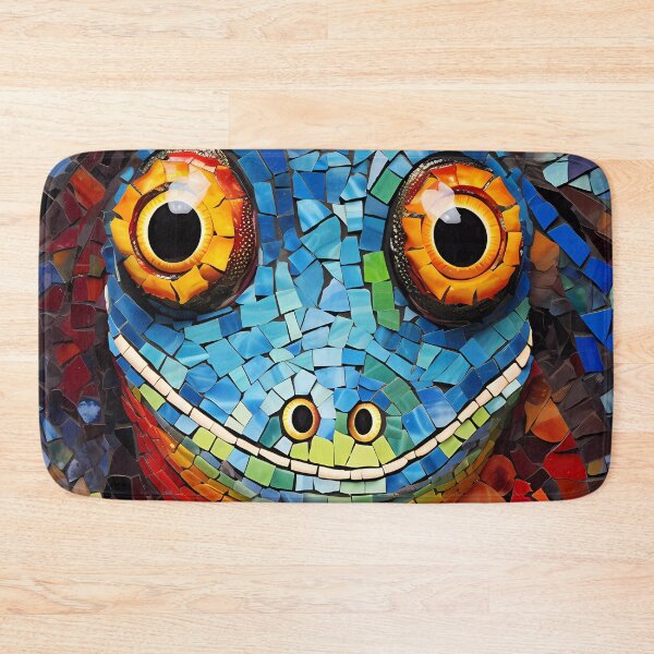 Item preview, Barcelona Salamander mosaic from Gaudi Park Güell funny face designed and sold by LolioGifts.