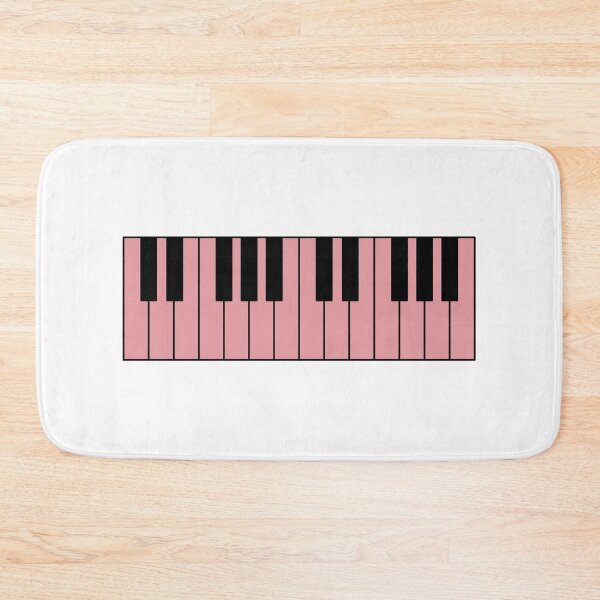 Item preview, Piano keyboard pastel pink designed and sold by Inspirationmotivation.