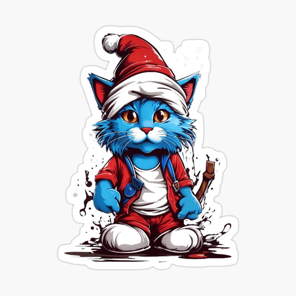 Smurf Cat Collection 9 #smurfcat Poster for Sale by Propc