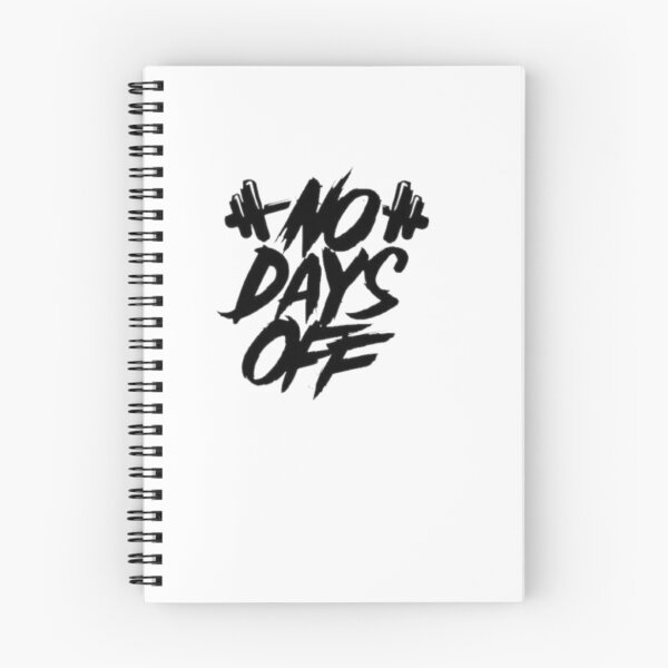 Item preview, No days off gym motivation tshirt  designed and sold by Chic Vógue.