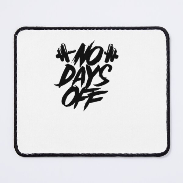 Item preview, No days off gym motivation tshirt  designed and sold by Chic Vógue.