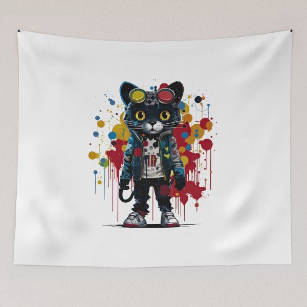 Item preview, Elegant Prowess: Dive into the Artistic Night with our Black Panther Tee! designed and sold by Moisky Art.