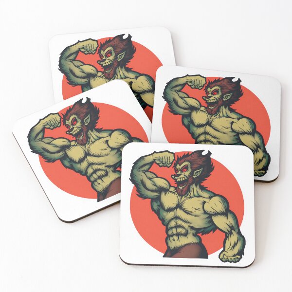 Item preview, Buff Swole Werewolf designed and sold by Inky-Spiration.