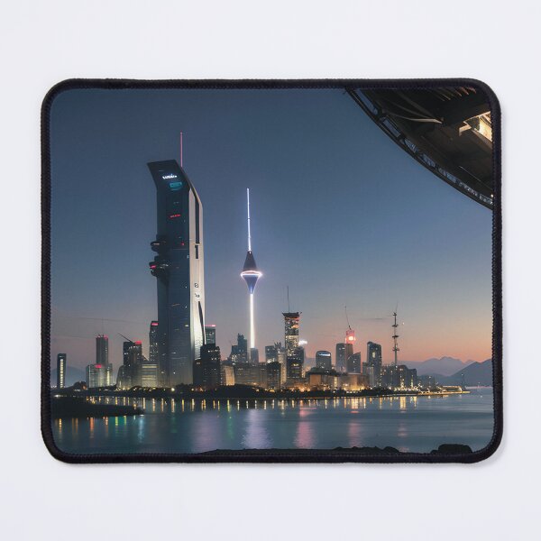 Item preview, Panoramic view of a modern city designed and sold by Vászon Varázs.