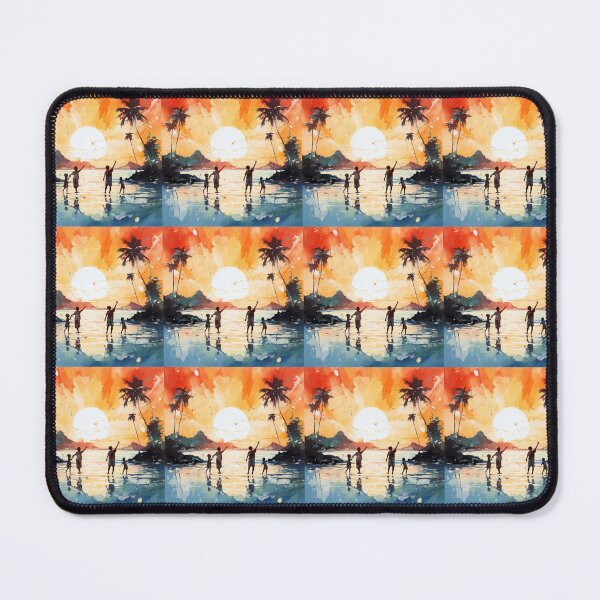 Item preview, Silhouettes of kids playing in nature  designed and sold by KornUHD.