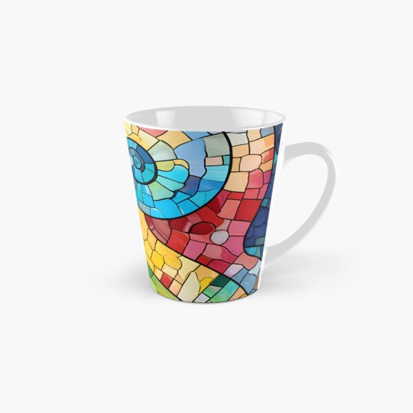 Item preview, Spiral Mosaic Barcelona Gaudi trencadis mosaic style art inspired designed and sold by LolioGifts.