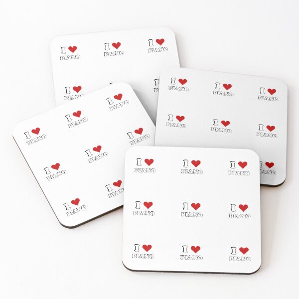 Item preview, I love piano sticker pack designed and sold by Inspirationmotivation.
