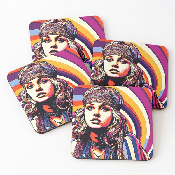 Item preview, Sixties Rainbow: Hippie Portrait of the 60s/70s designed and sold by Martymcflay.