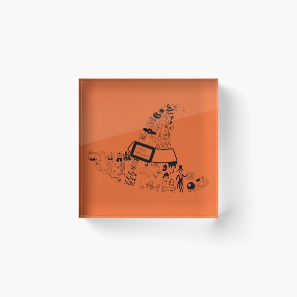 Item preview, Halloween Witch Hat Doodles Graphic designed and sold by TeamSuperSquad.
