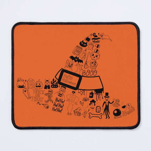Item preview, Halloween Witch Hat Doodles Graphic designed and sold by TeamSuperSquad.
