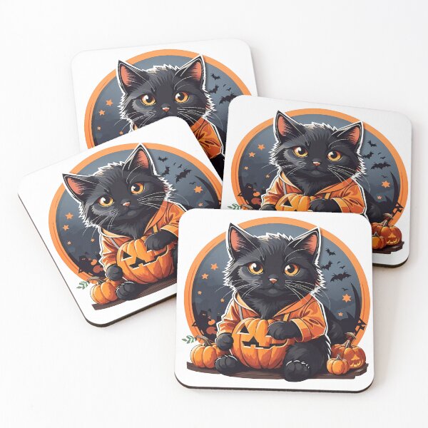 Item preview, Halloween Black Cat designed and sold by Win Hardy.