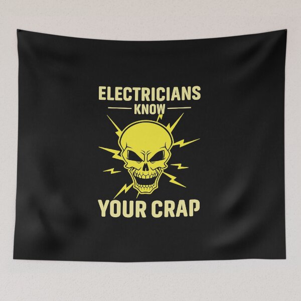 Item preview, Electricians Know Your Crap / Electricity  designed and sold by Tee Hub.