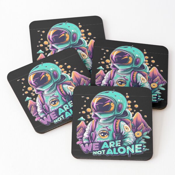 Item preview, Alien themed shirt that says we are not alone designed and sold by dlcdp81.