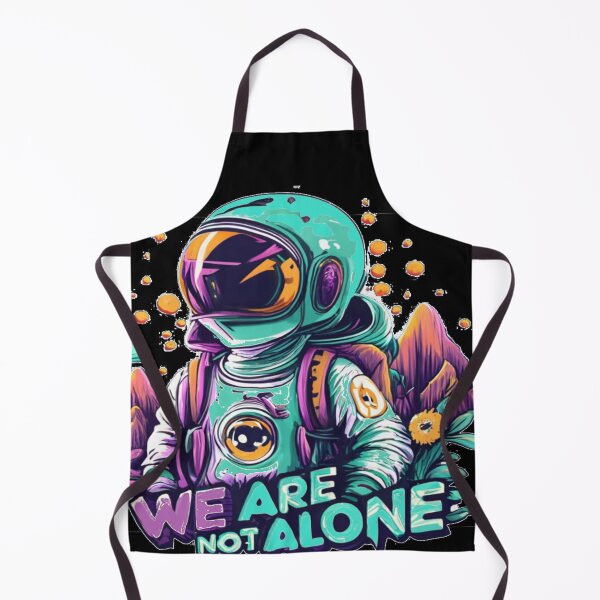 Item preview, Alien themed shirt that says we are not alone designed and sold by dlcdp81.