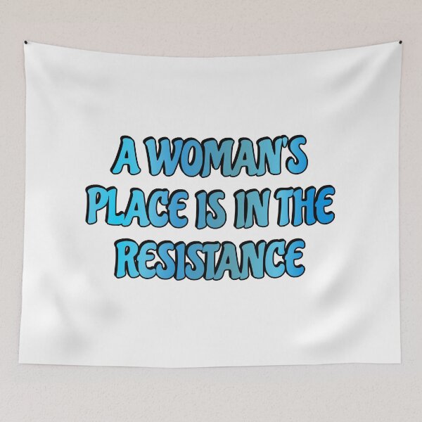 Item preview, Vintage feminist - A woman's place is in the resistance   designed and sold by Inspirationmotivation.