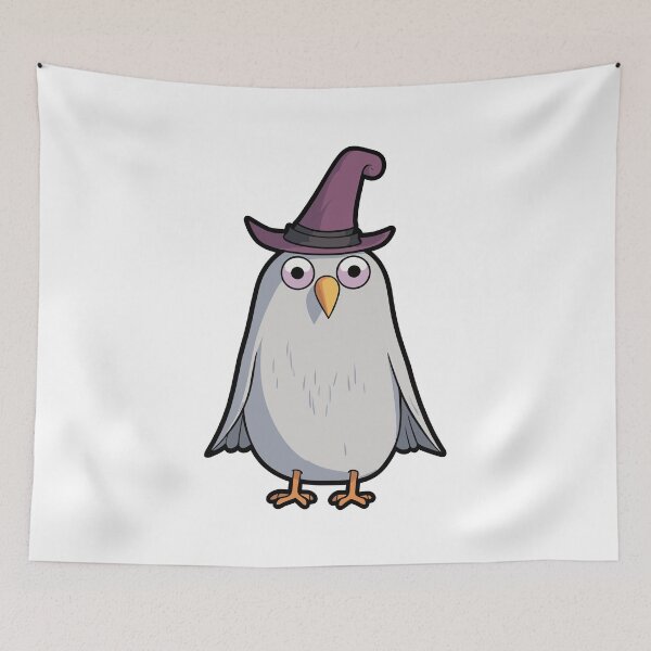 Item preview, Cute Pigeon Wizard  designed and sold by TheHellSong.