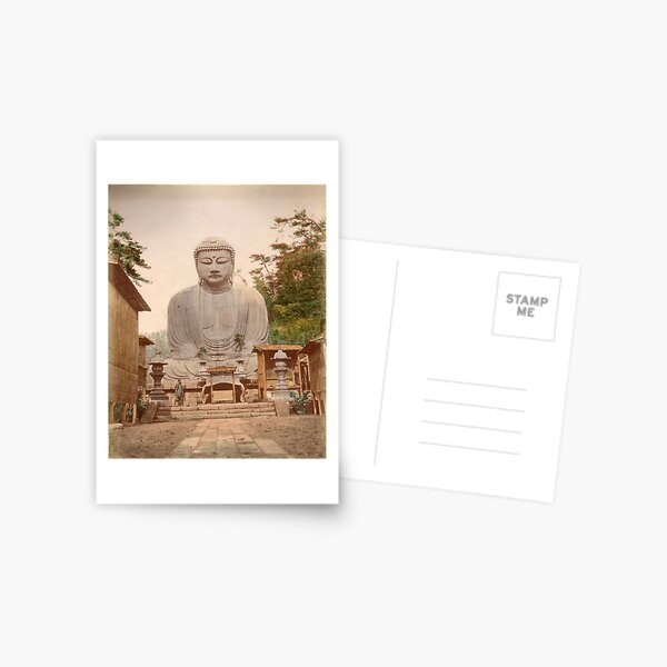 Giant Buddha, Japan Postcard