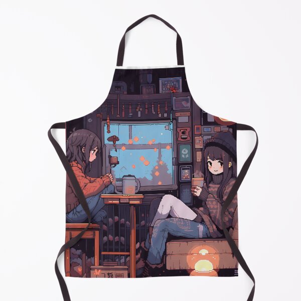 Item preview, Anime girls, pixel art- Cozy designed and sold by octoboobs.