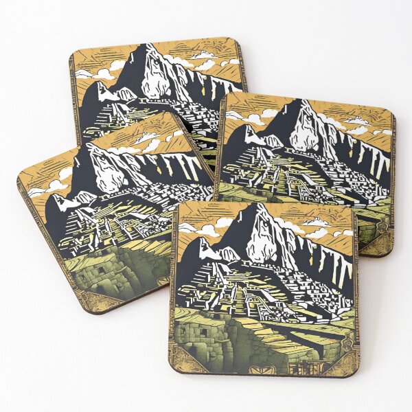 Item preview, Machu Picchu Illustration designed and sold by DesignMaxa.