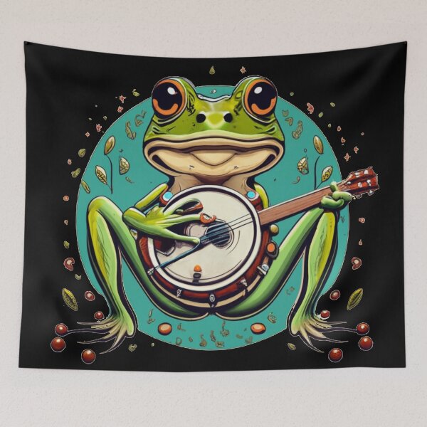 Item preview, banjo frog designed and sold by czarnyfeniks.