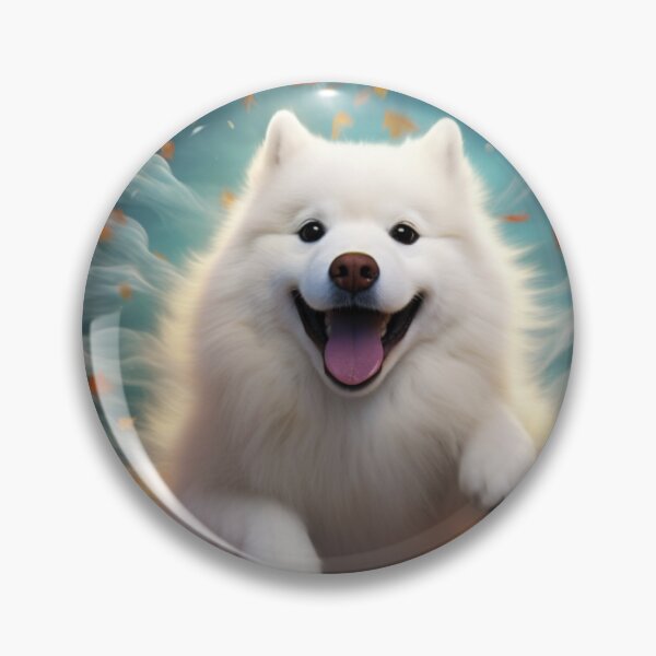 Item preview, Samoyed Halloween Ghost of Fluff designed and sold by ZenEverAI.